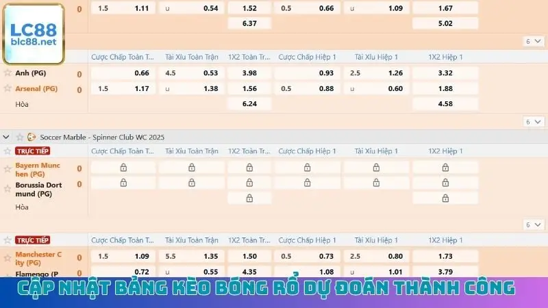 Cập nhật bảng kèo bóng rổ dự đoán thành công