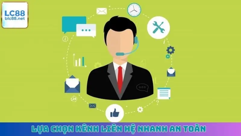 Lựa chọn kênh liên hệ nhanh an toàn